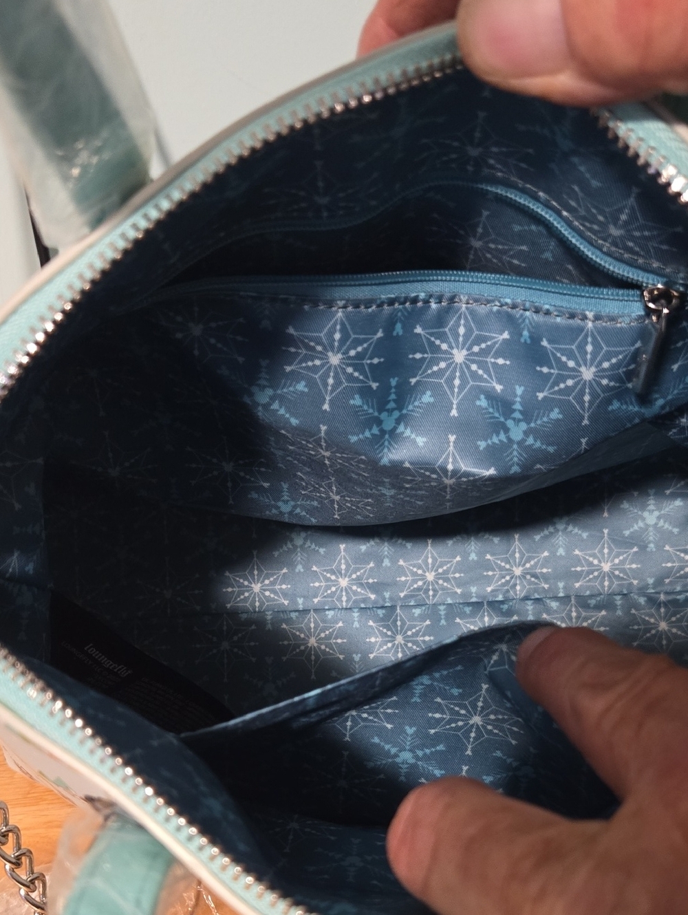 Disney Holiday 2022 Faux Leather NWTs Loungefly Crossbody. (#95) - Picture 7 of 8